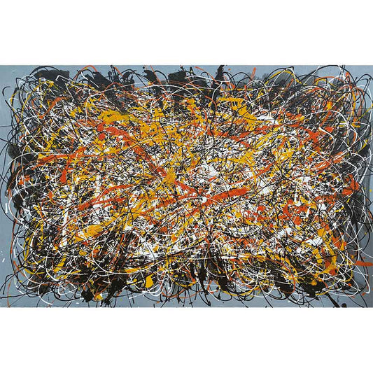 Agave Painting Homage to Pollock
