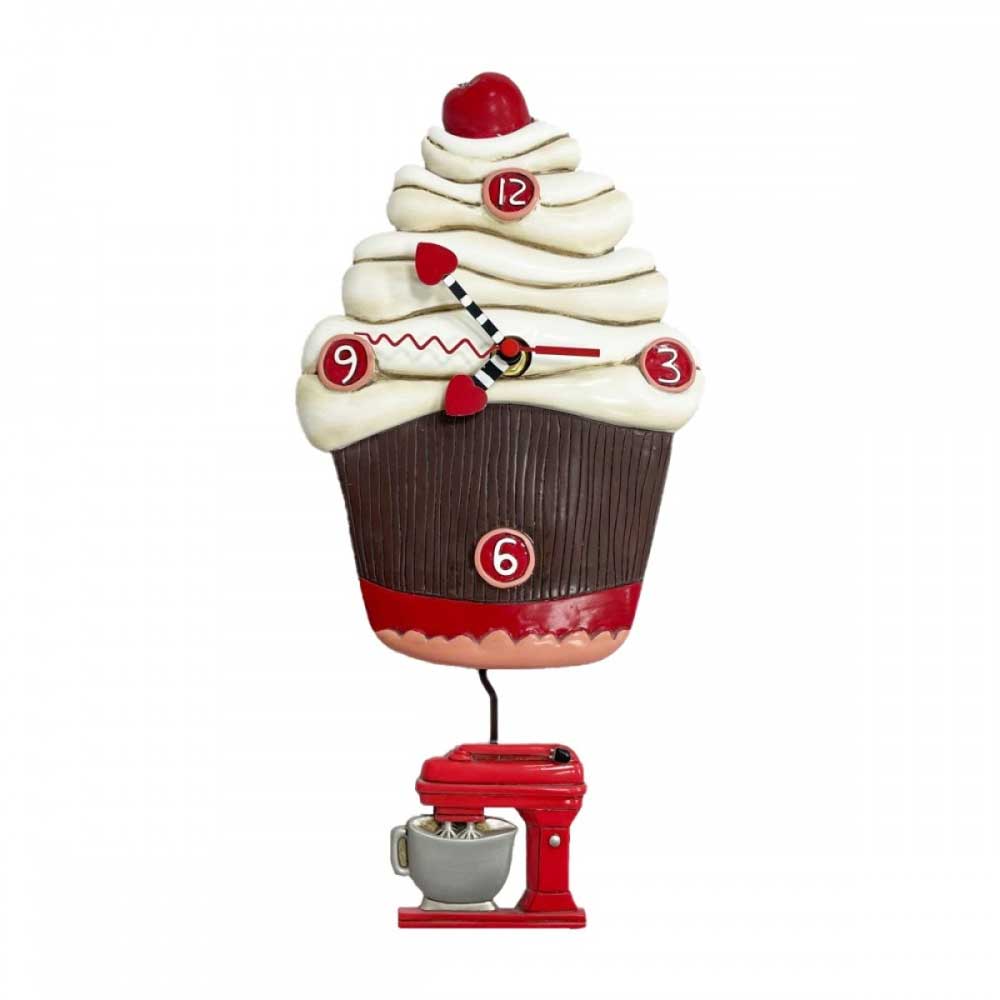 Allen Design Orologio a Pendolo Cupcake Frosting Please P2156