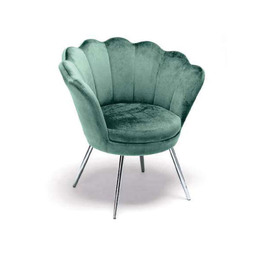 Ambienti Glamour Poltroncina Sally Verde Silver