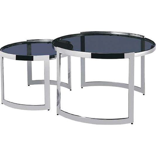 Ambienti Glamour Set/2 tavolini salotto Sweden 02D001