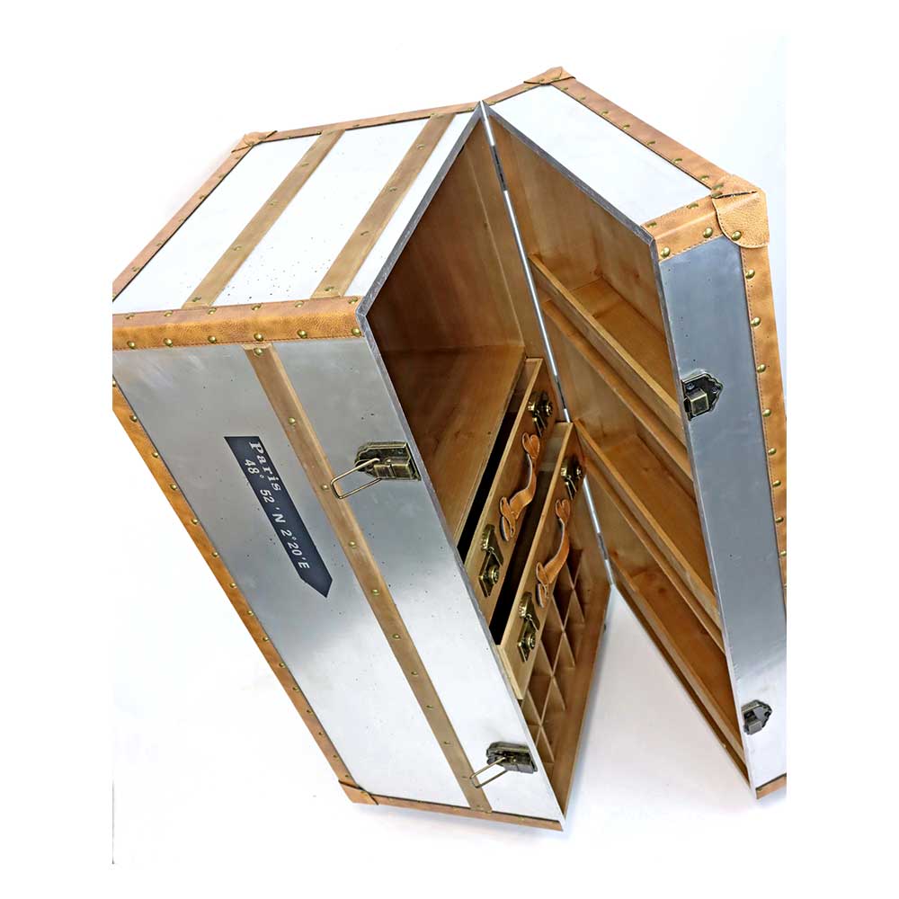 Hoff Interieur Mobile Bar Suitcase 9221