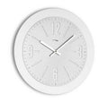 Incantesimo Design Orologio da Parete Decimus Bianco
