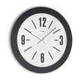 Incantesimo Design Orologio da Parete Decimus Nero