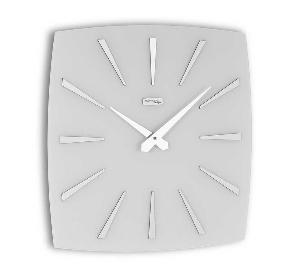 Incantesimo Design Orologio da Parete Electa Grigio Lucido