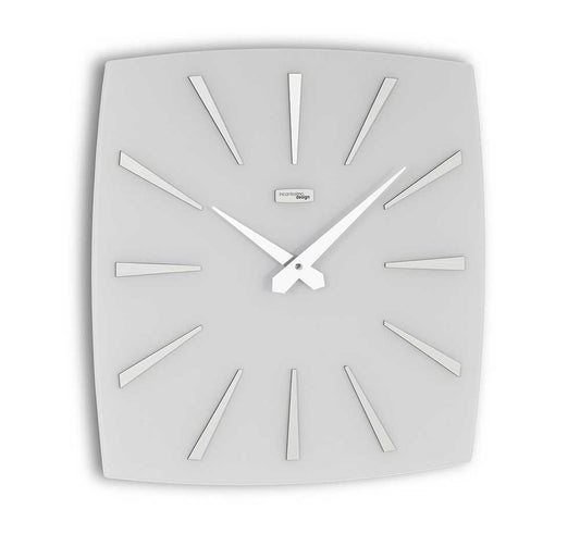 Incantesimo Design Orologio da Parete Electa Grigio Lucido