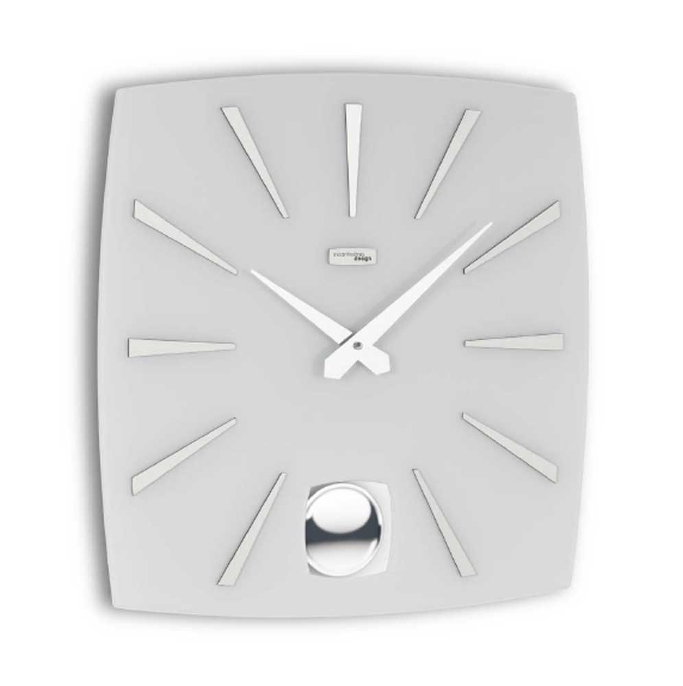 Incantesimo Design Wall Clock Electa Pendulum Glossy Grey