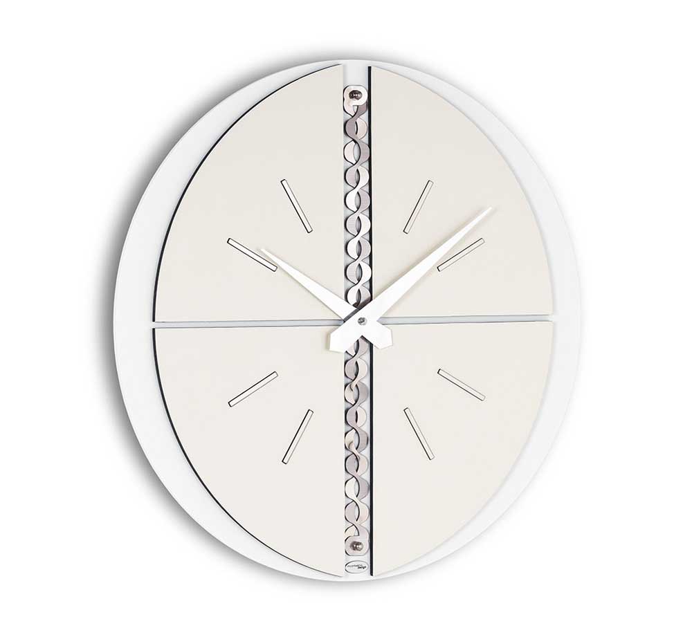 Incantesimo Design Wall Clock Galatea White Vanilla