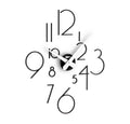 Incantesimo Design Orologio da Parete Liberum Big Nero Lucido