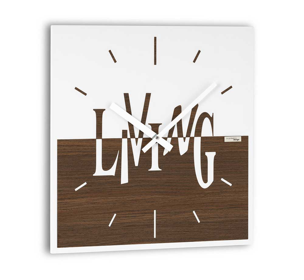 Incantesimo Design Wall Clock Living Moka