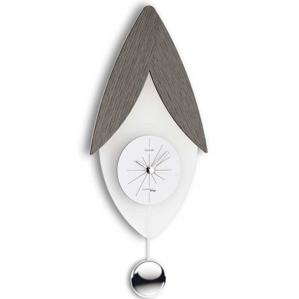 Incantesimo Design Wall Clock Locundo Pendulum Grey Alevè