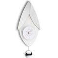 Incantesimo Design Orologio da Parete Locundo Pendolo Metal Bianco