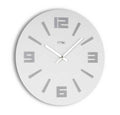 Incantesimo Design Orologio da Parete Mimesis Bianco Grigio