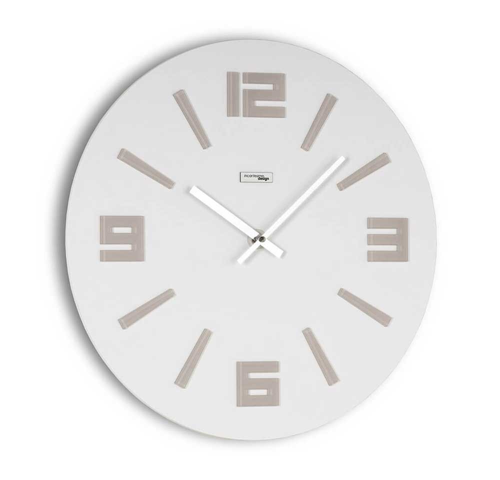 Incantesimo Design Wall Clock Mimesis White Dove Grey