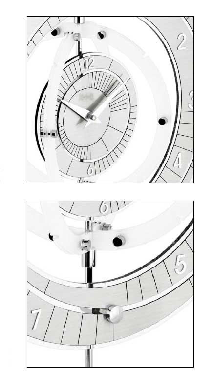 Incantesimo Design Orologio da Tavolo Equinitium Metal