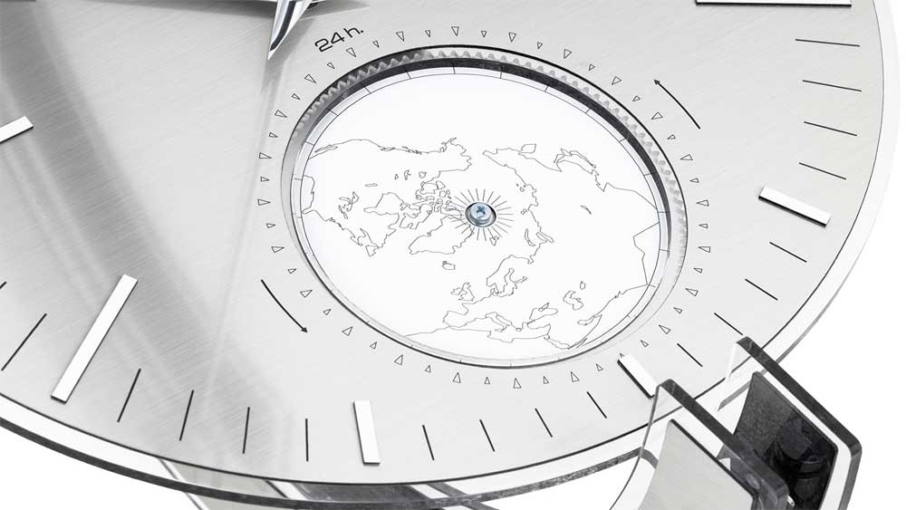 Incantesimo Design Table Clock Hemisphere Big