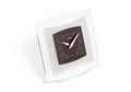 Incantesimo Design Orologio da Tavolo Quintus Cioccolato