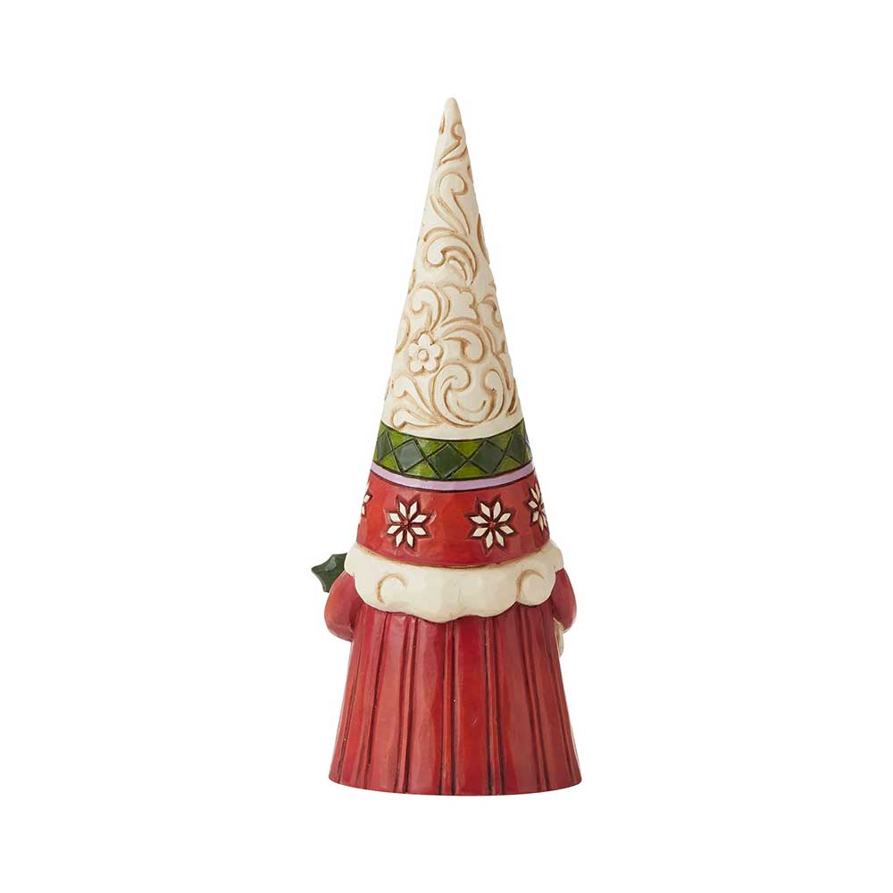 Jim Shore Heartwood Creek Gnome with Holly 6009180