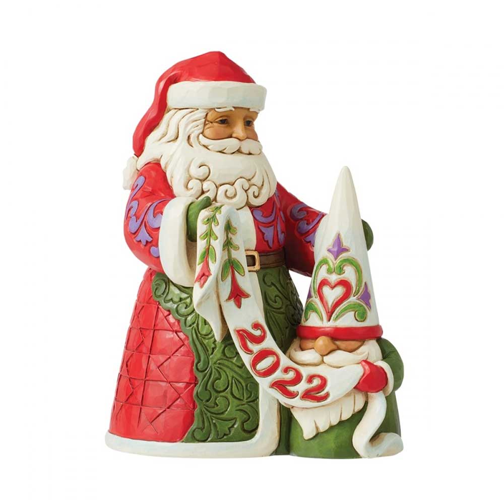 Jim Shore Heartwood Creek Santa with Gnome 6011165
