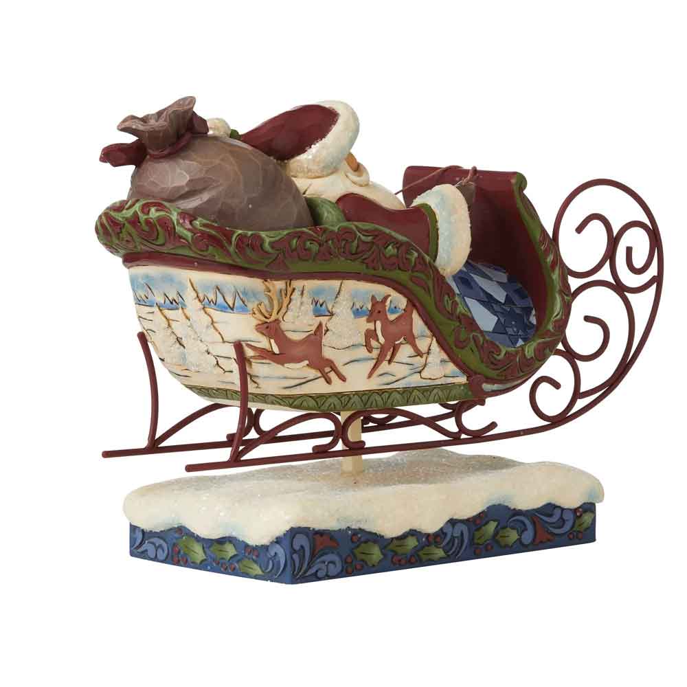 Jim Shore Heartwood Creek Santa's Sleigh 6009493