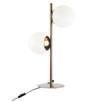 The Black Goose Table Lamp 1G124 Glass Metal Gold