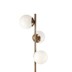 The Black Goose Floor Lamp 1G125 Glass and Gold Metal