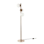 The Black Goose Floor Lamp 1G125 Glass and Gold Metal