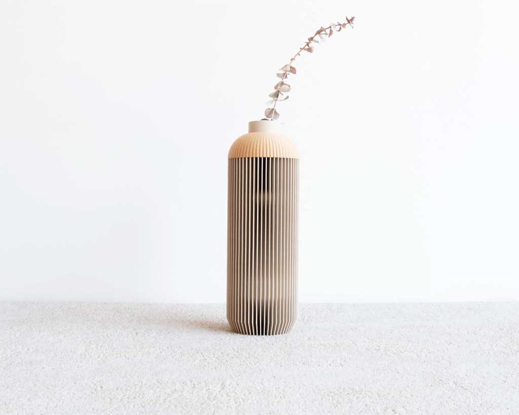 Minimum Design Vaso Onde White