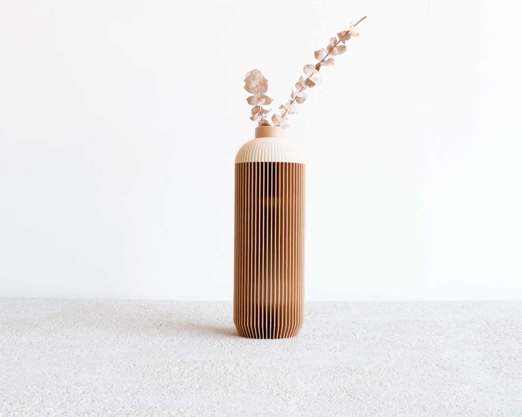 Minimum Design Vaso Onde Natural