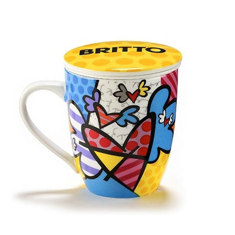 Mug Romero Britto Flying Heart - Tendenze Casa