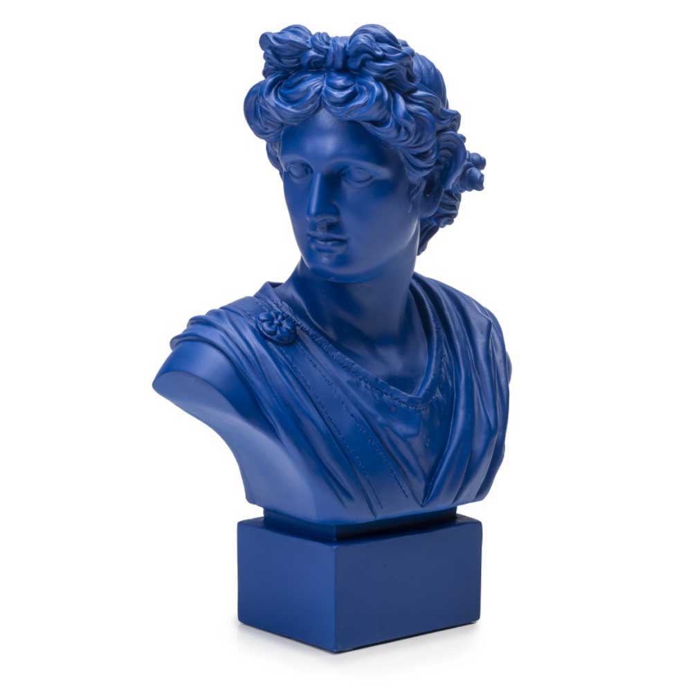 Palais Royal I Bellimbusti Busto Blu Apollo 50 cm