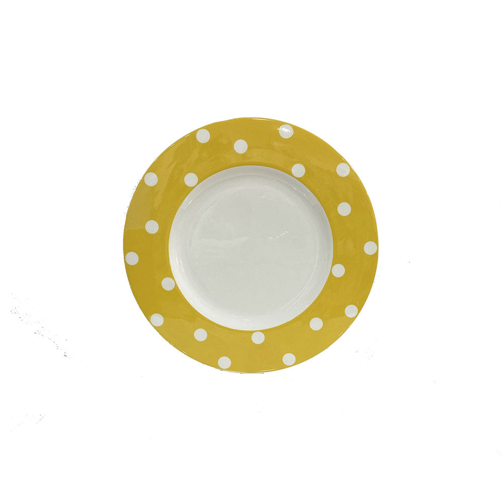 Freshness by Livellara Flat Plate Dots Yellow A0436756