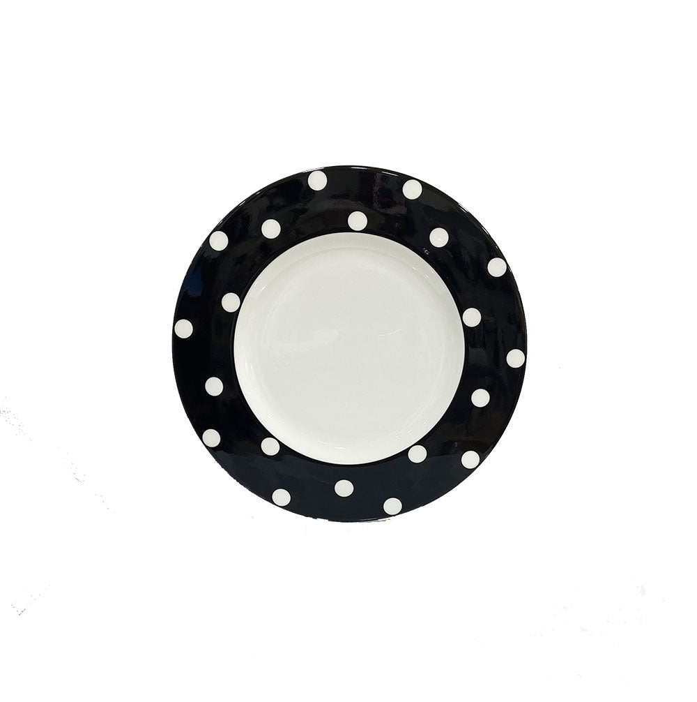 Freshness by Livellara Flat Plate Dots Black A0436056