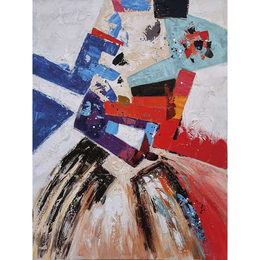 Glamour Environments Abstract Colorful Painting