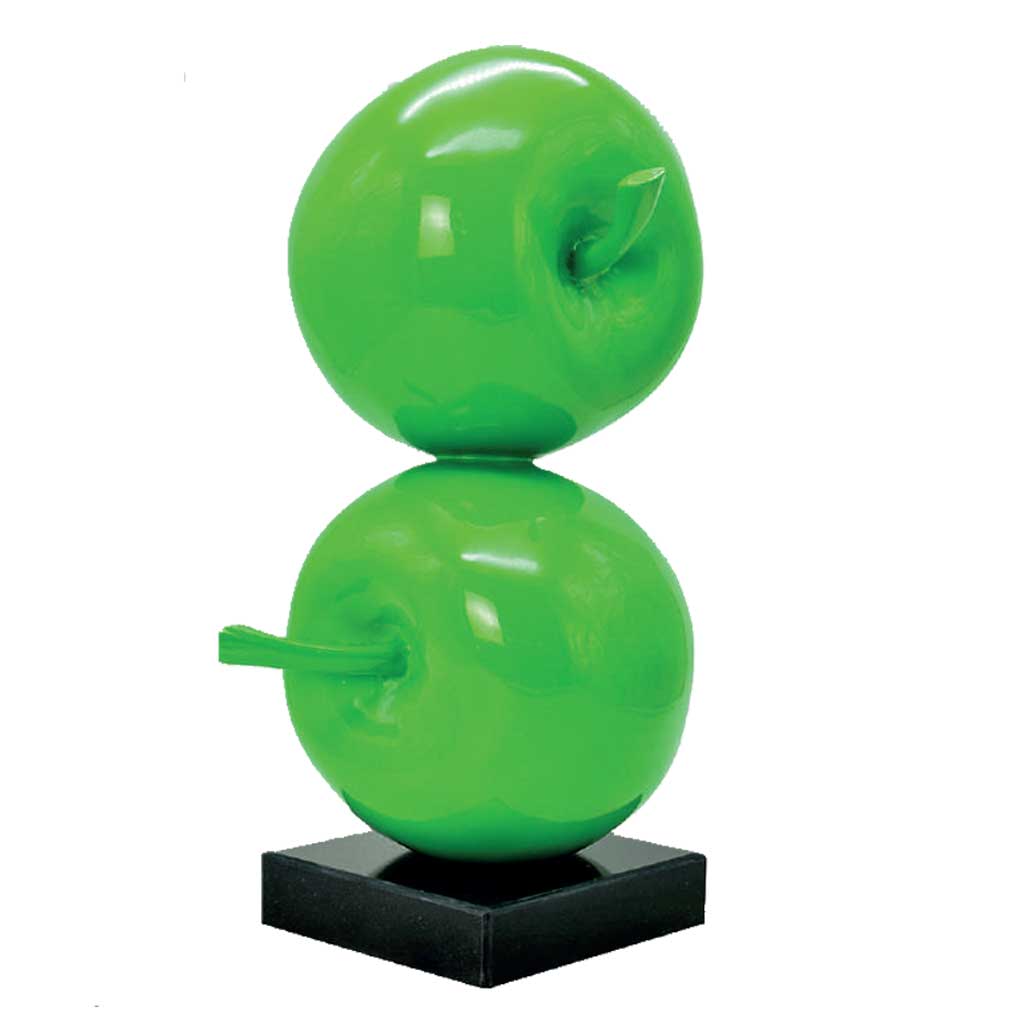 Scultura 2 Green Apples Ambienti Glamour
