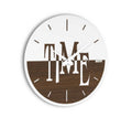 Incantesimo Design Orologio da Parete Time Moka