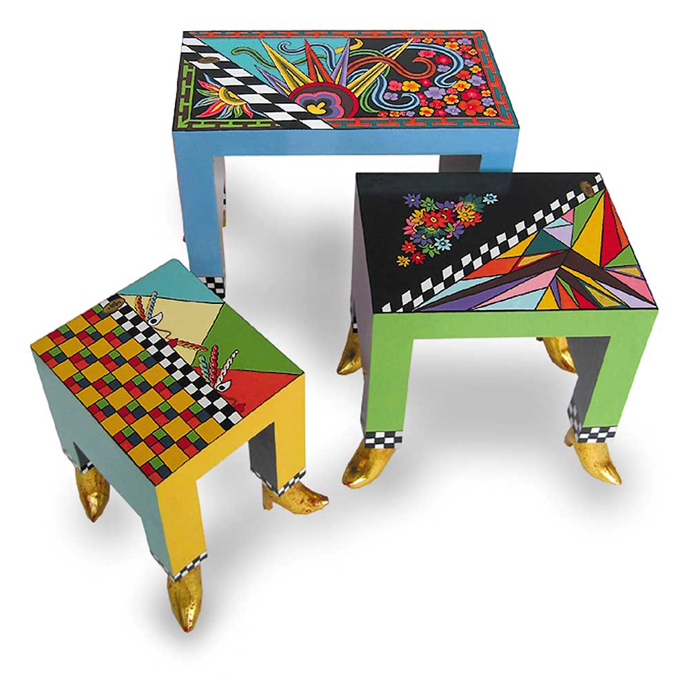 Tom's Drag Set of 3 Side Tables 101731