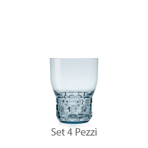 Kartell Bicchiere Jellies Family Azzurro 1492/E4 - Tendenze Casa